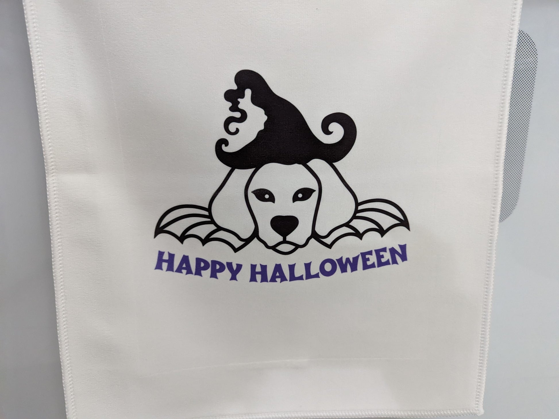 Happy Halloween Dog hand towel