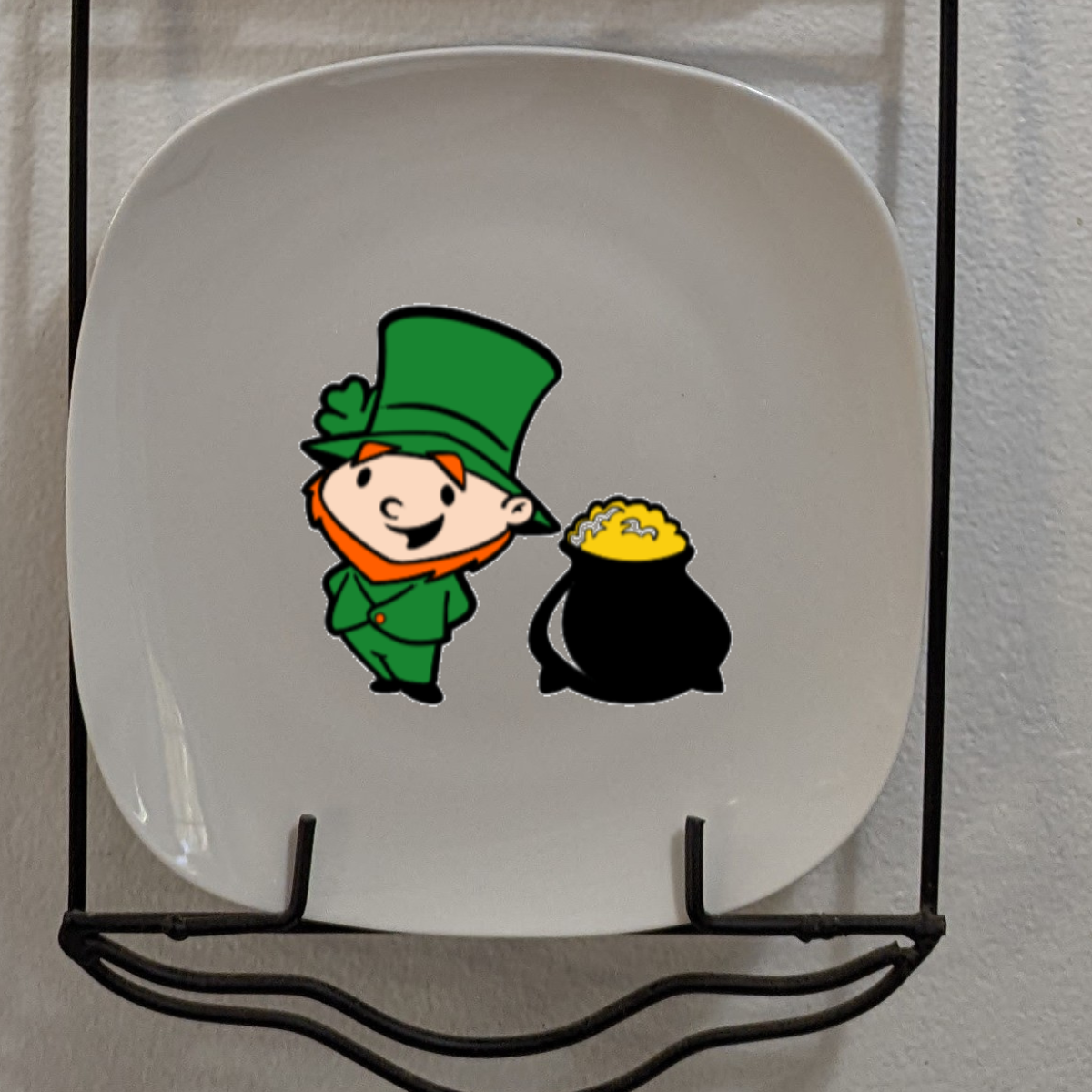 St Patrick's Day Decorative Plates set of 3
