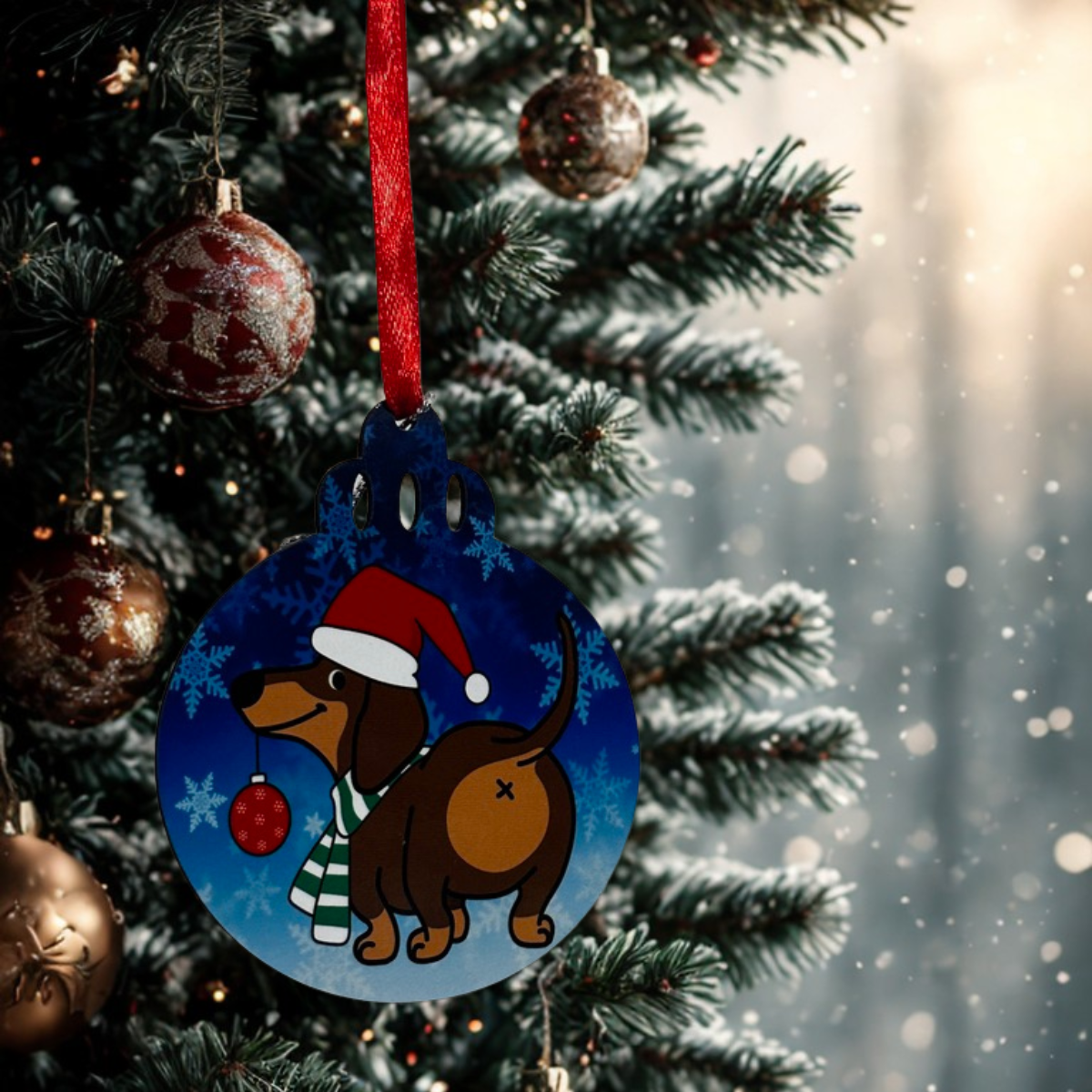 Dachshund ornament