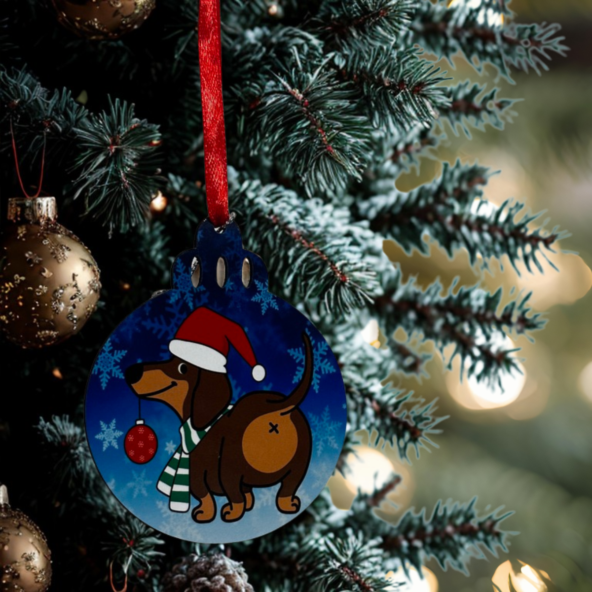 Dachshund ornament