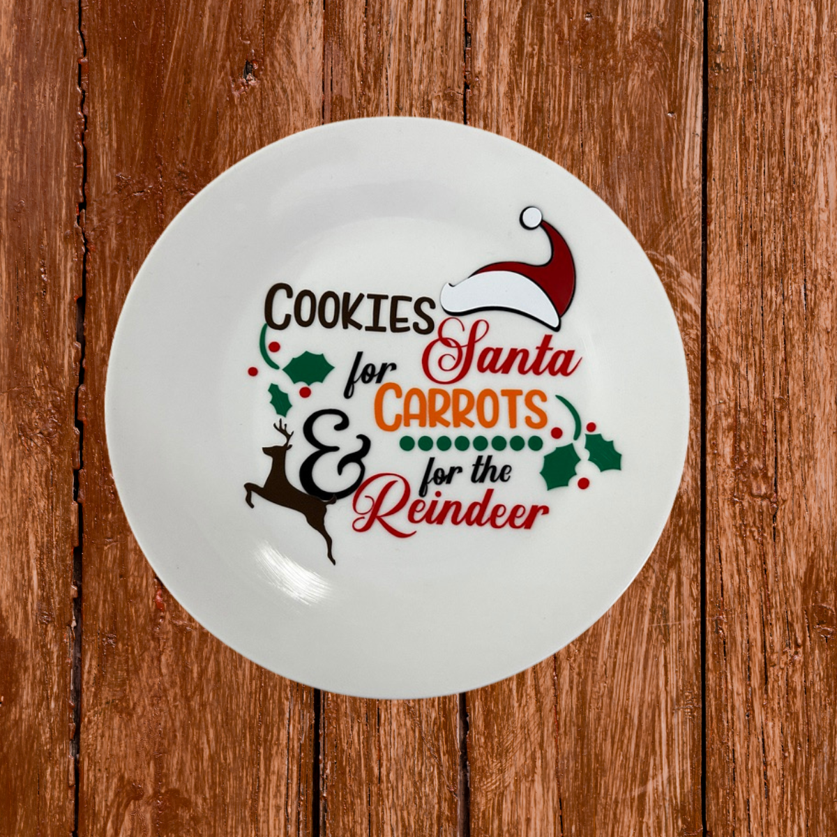 Cookies for Santa plate 1