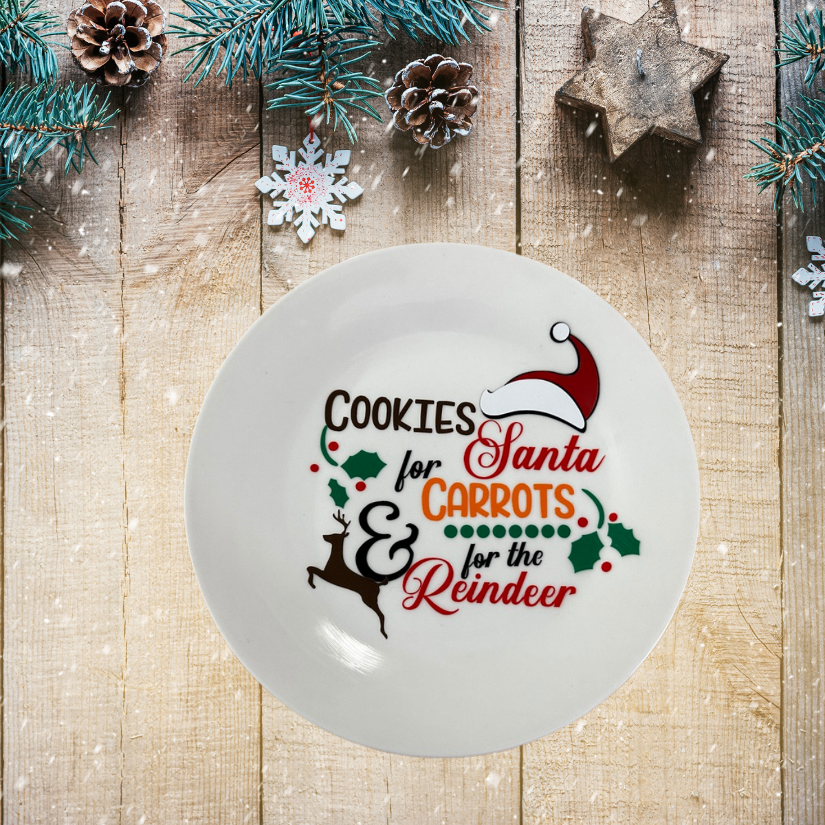 Cookies for Santa plate 1