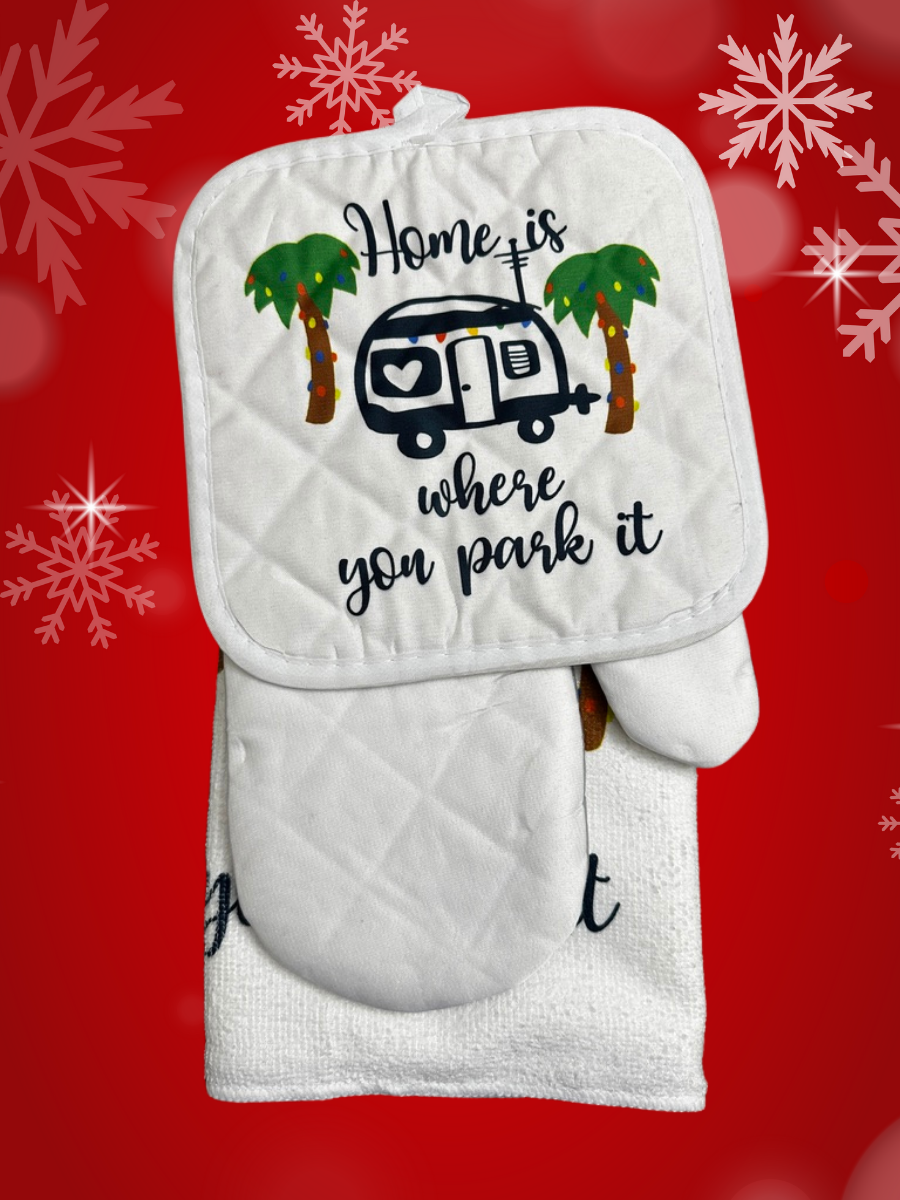 Kitchen SetHome is where you park it kitchen set