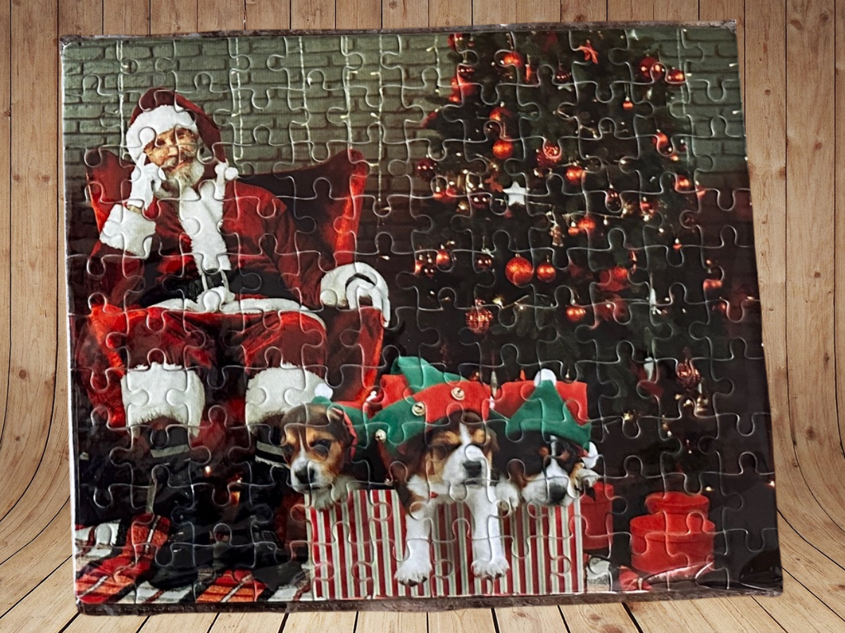 Santa and Puppies Puzzle