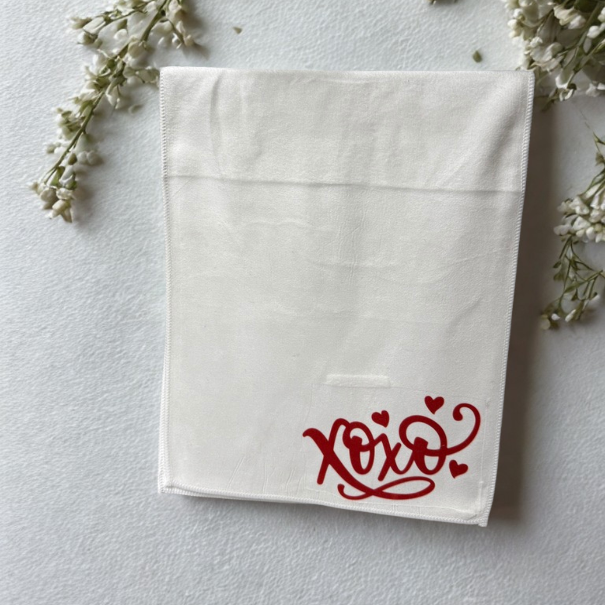 XOXO Valentines Day Hand towel