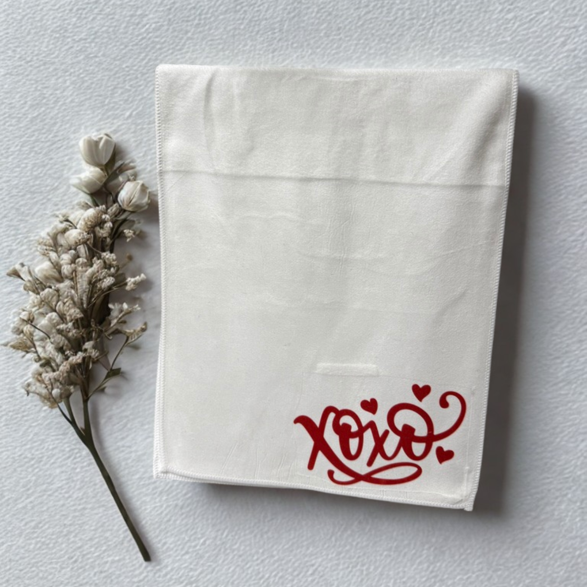 XOXO Valentines Day Hand towel