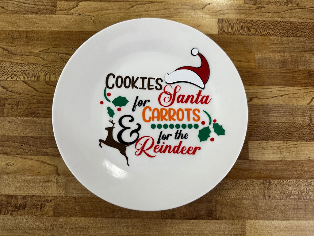 Cookies for Santa plate 1