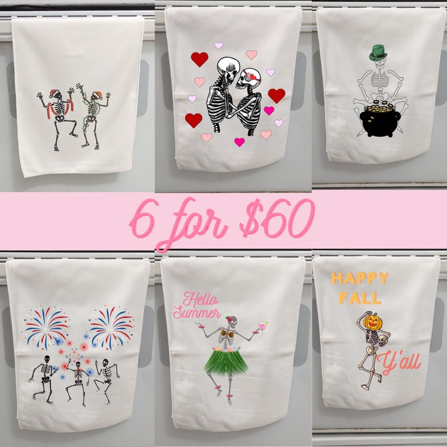 Skeleton Towel Collection