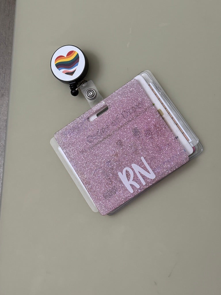 Badge Clips - Heart to show support