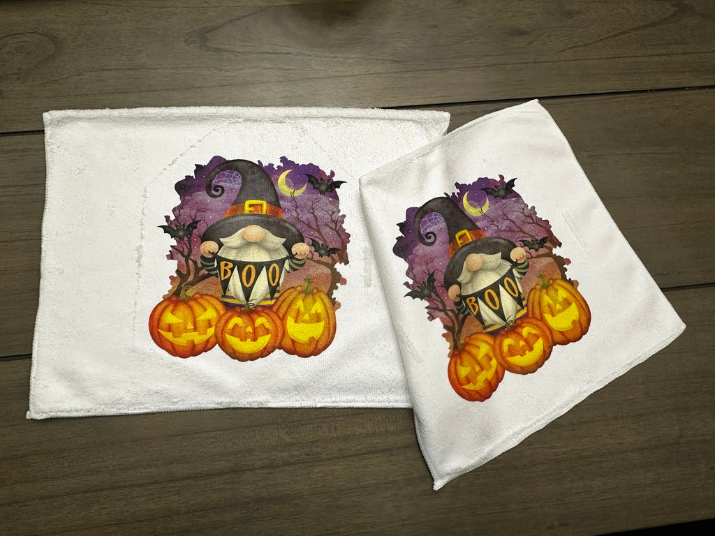 Gnome Boo towel set