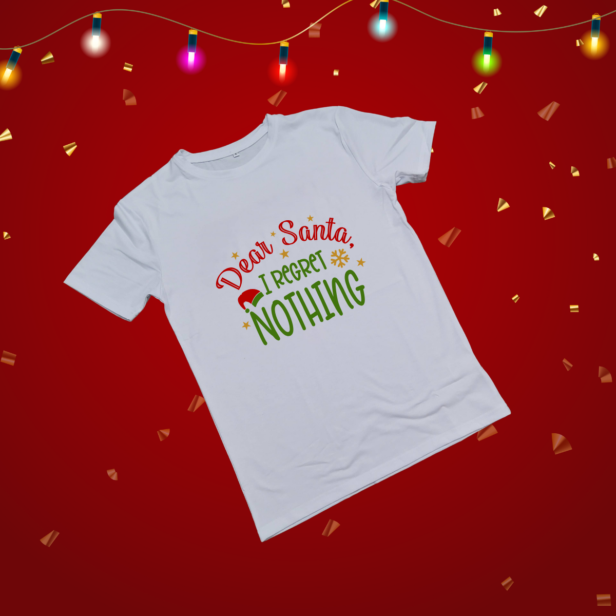 Dear Santa I regret nothing shirt