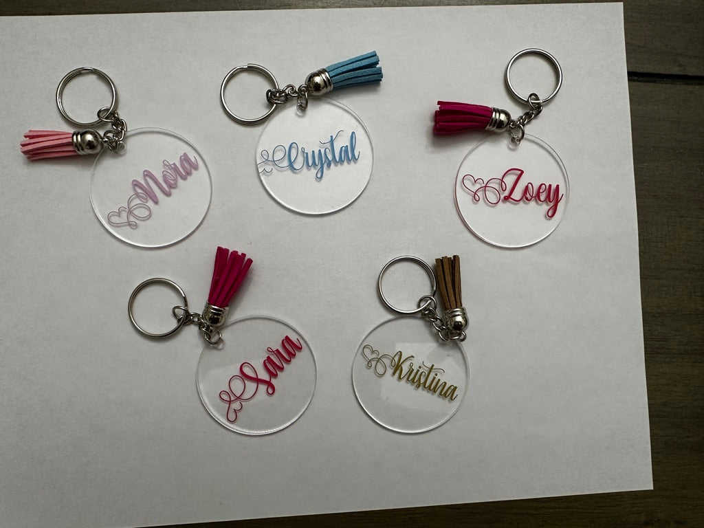 Custome Name Key Chain
