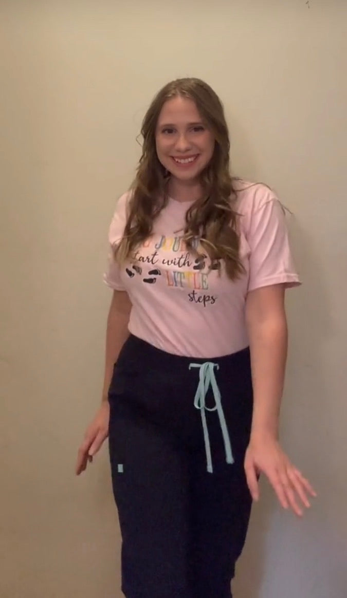 Big Journeys start with little steps shirt