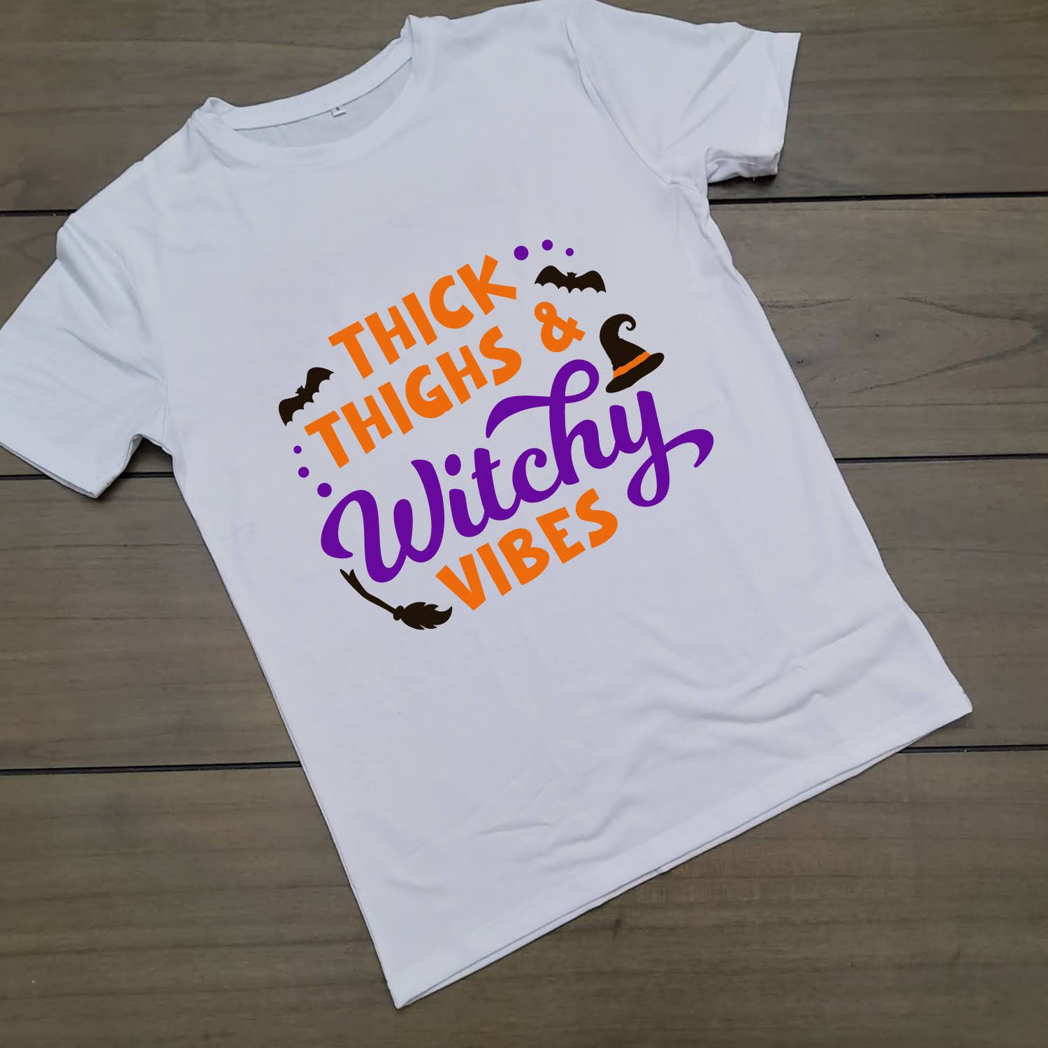 Thick thighs witchy vibes shirt