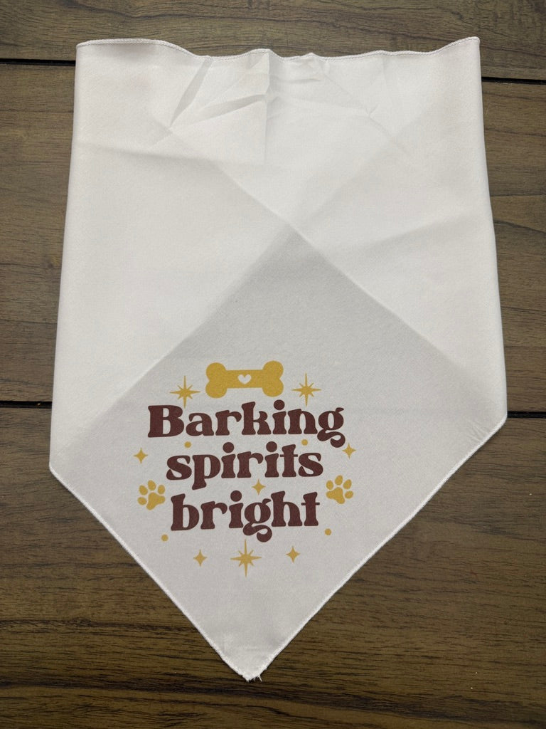 Barking spirits bright dog bandanna