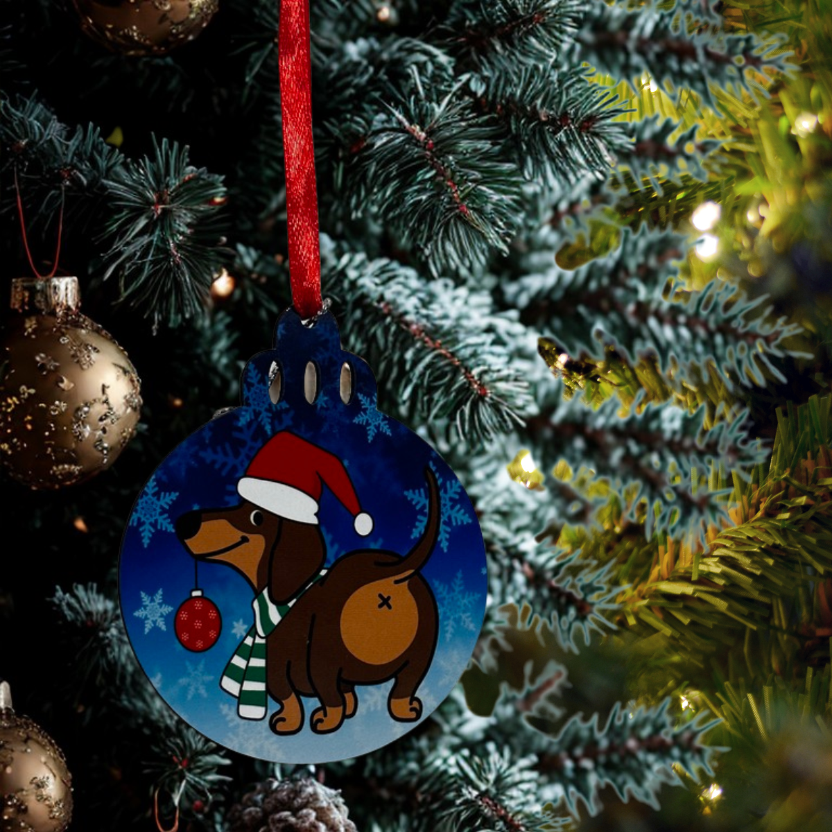 Dachshund ornament