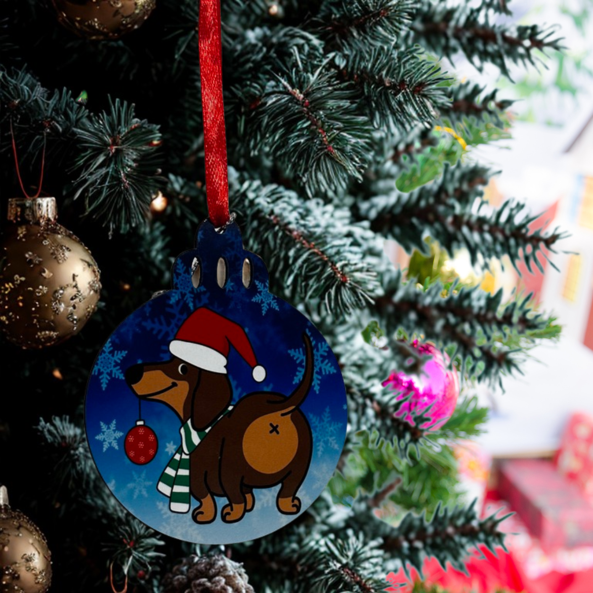 Dachshund ornament