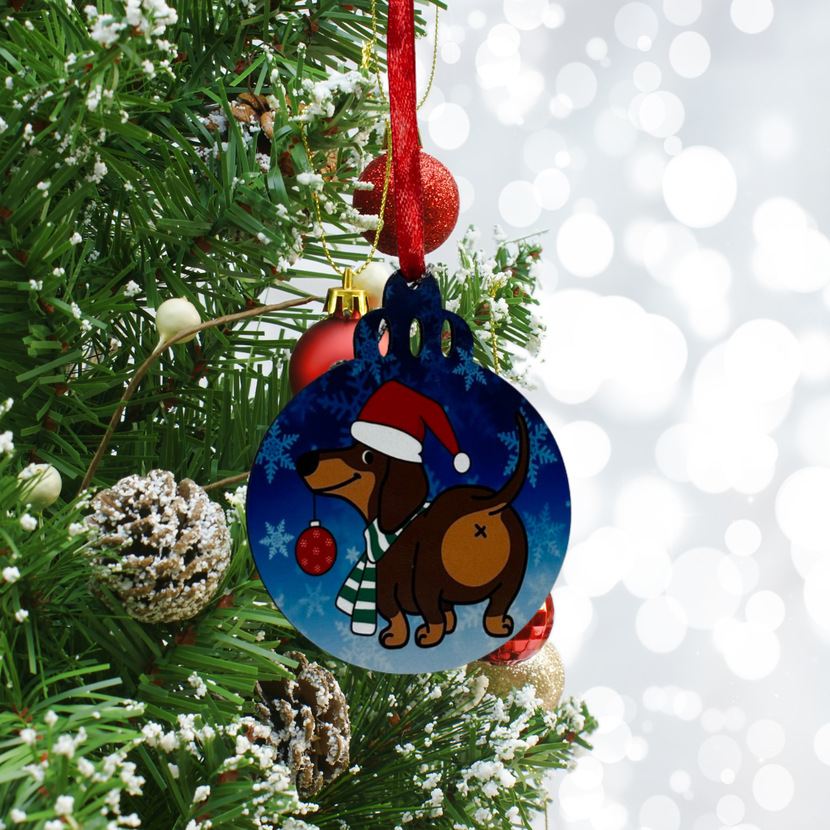 Dachshund ornament