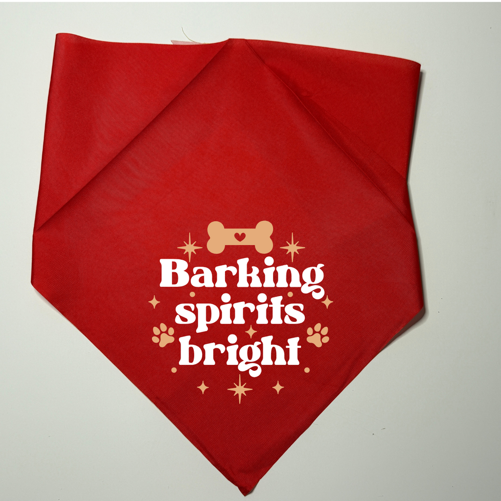 Barking spirits bright dog bandanna